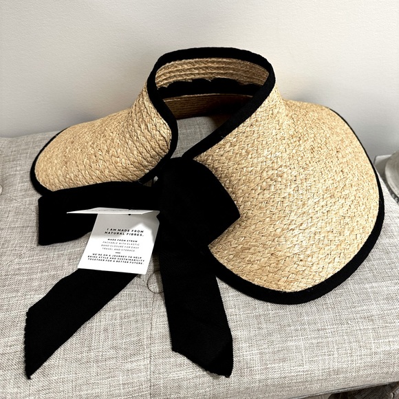 Indigo Accessories - Love & Lore NWT straw hat visor from Indigo